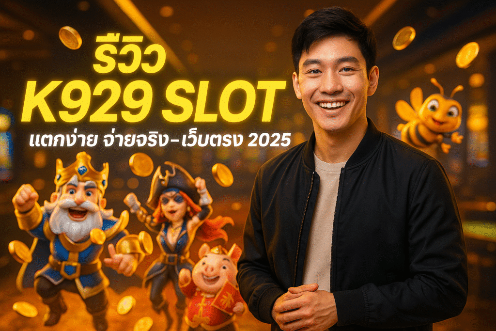 รีวิว K929 SLOT แตกง่าย จ่ายจริง เว็บตรง 2025