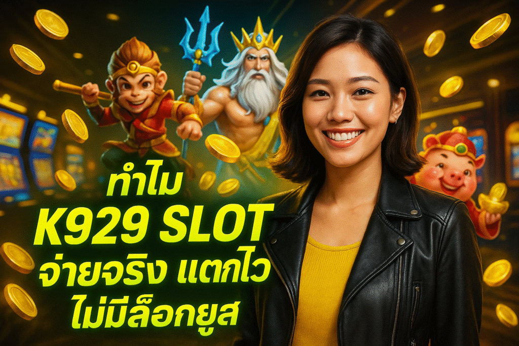 ทำไม K929 SLOT จ่ายจริง แตกไว ไม่มีล็อกยูส