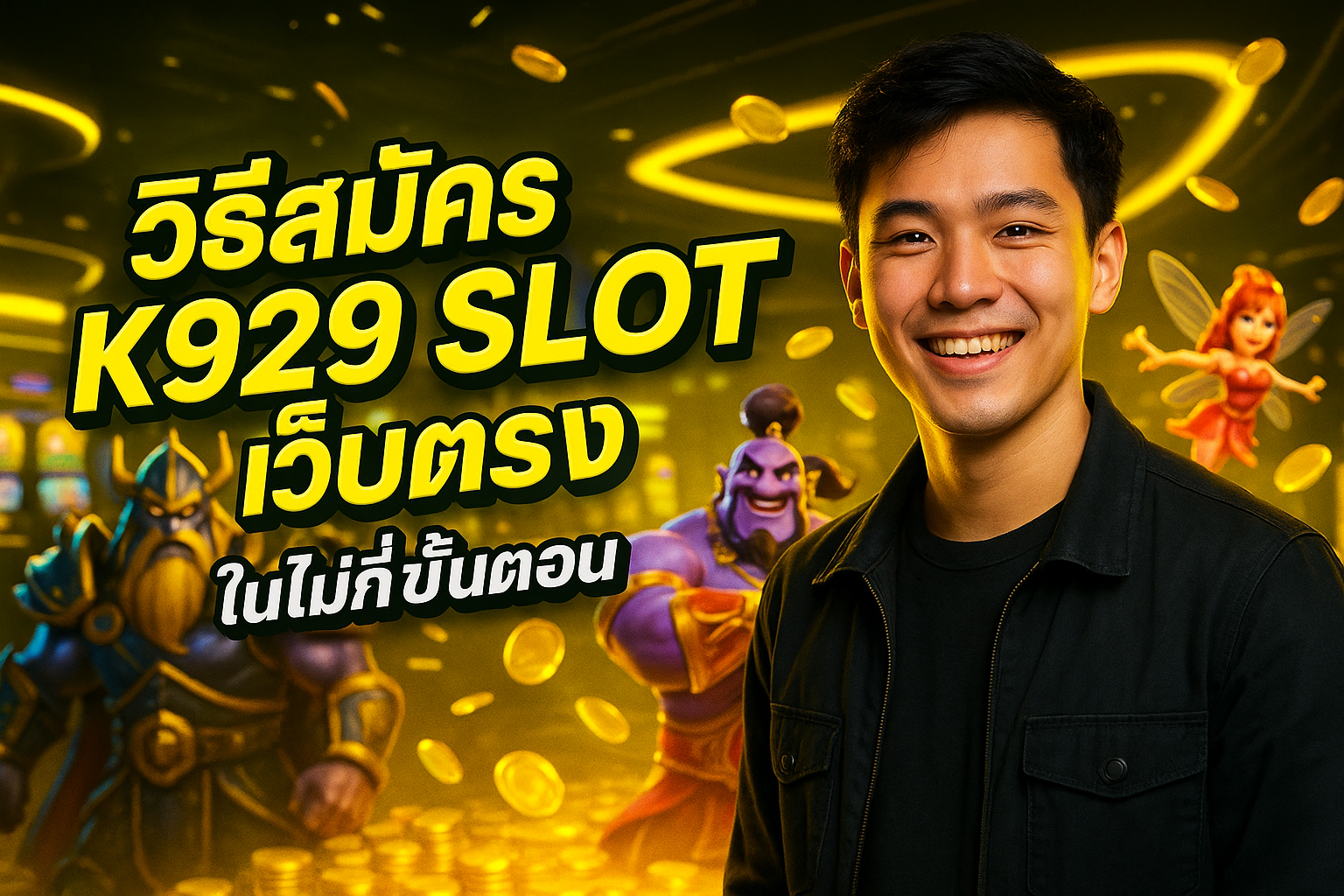 วิธีสมัคร K929 SLOT เว็บตรง ในไม่กี่ขั้นตอน