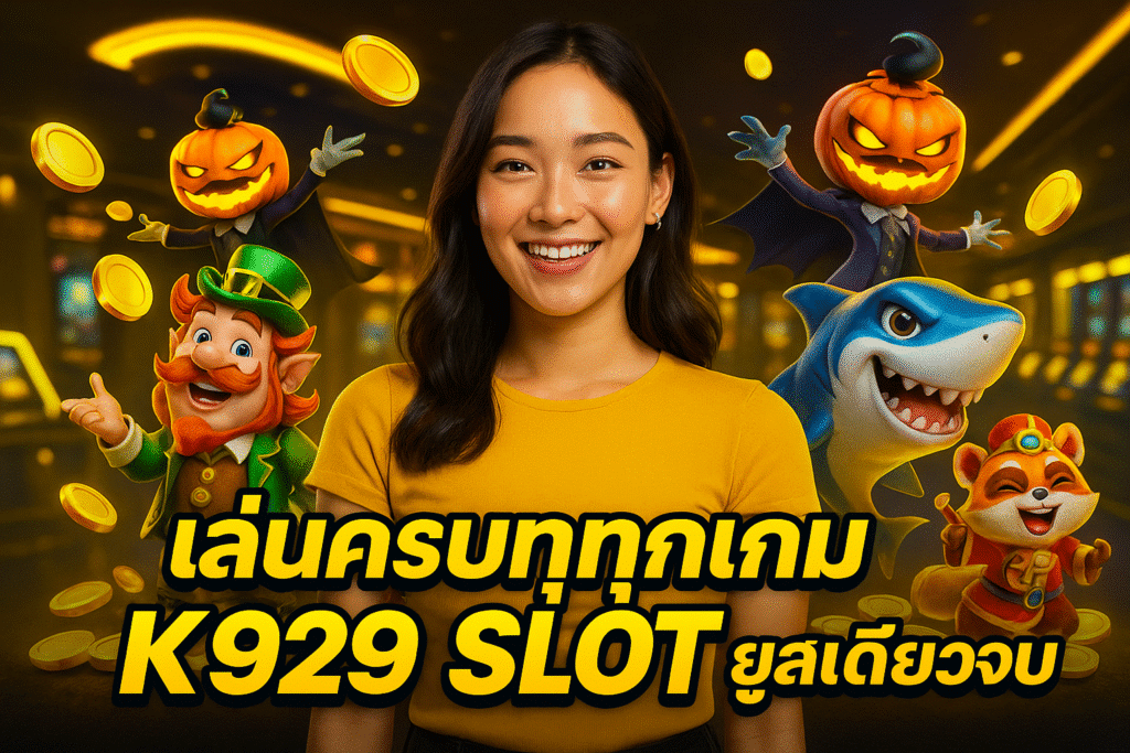 เล่นครบทุกเกม K929 SLOT ยูสเดียวจบ
