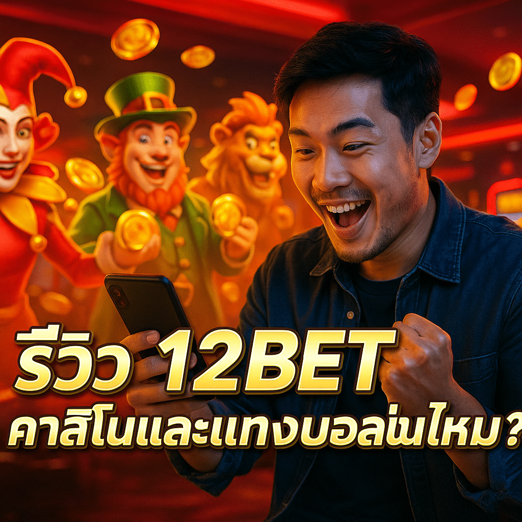 รีวิว 12BET คาสิโนและแทงบอลน่าเล่นไหม?