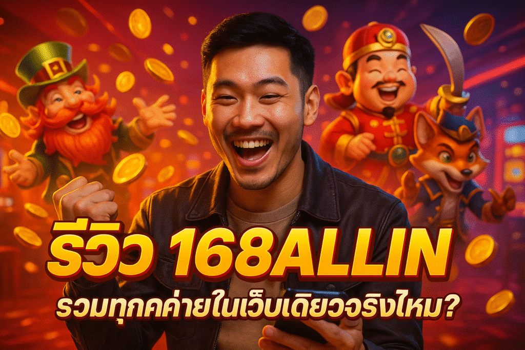 รีวิว 168ALLIN รวมทุกค่ายในเว็บเดียวจริงไหม?