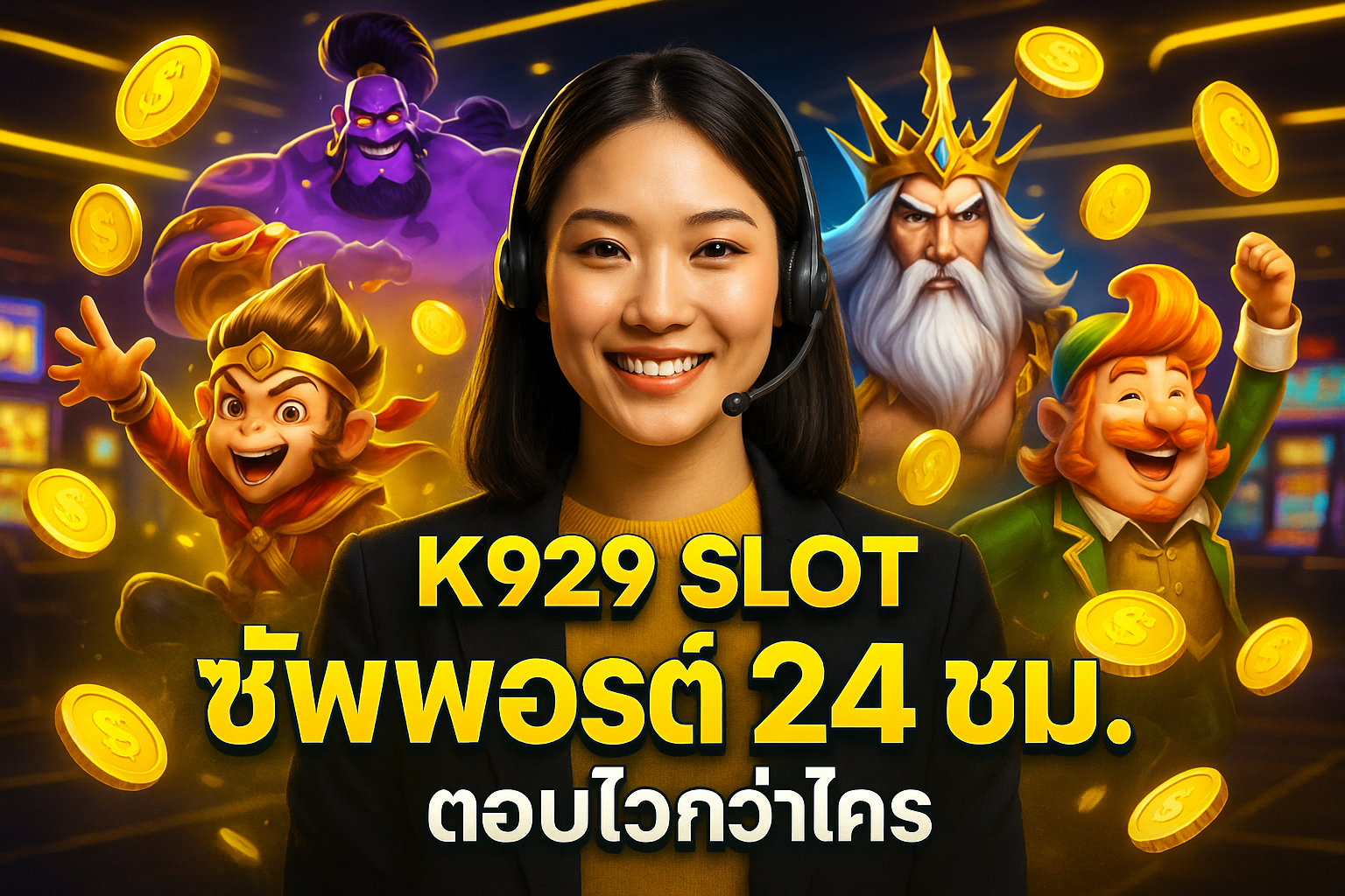 K929 SLOT ซัพพอร์ต 24 ชม. ตอบไวกว่าใคร